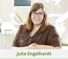 Julia Engelhardt aus dem Team der Zahnarztpraxis Dr. Schwarz in Erfurt